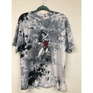 XL Wonder Woman DC Comics Original WOMEN'S Vintage Y2K Tie Dye All Over Print
